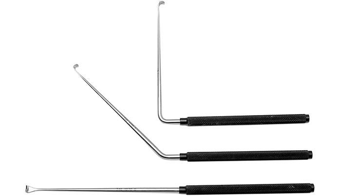 Love Nerve Root Retractor, 7.0 Mm Wide, 8 1/2" (21.6 Cm), Angled, 45 Degrees